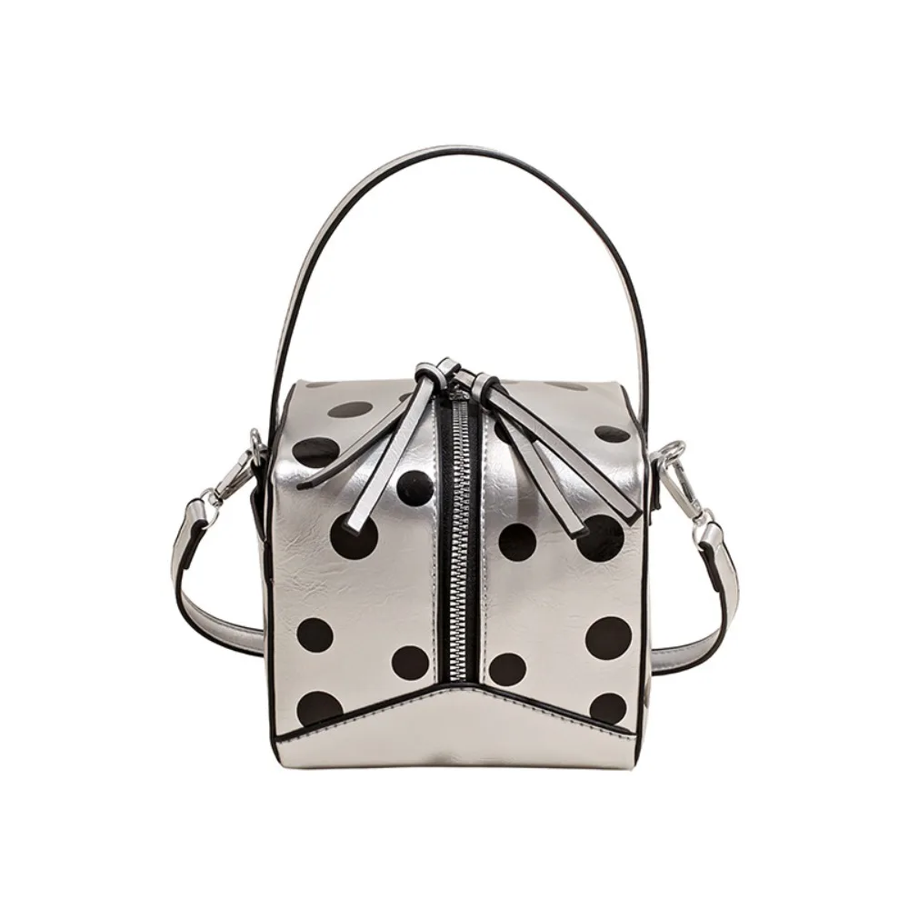 Unique PU Polka Dot Handbag Adjustable Strap Zipper Closure Box Shaped Shoulder Bag Top Handle Small Square Crossbody Bag Trend
Unique PU Polka Dot Handbag Adjustable Strap Zipper Closure Box Shaped Shoulder Bag Top Handle Small Square Crossbody Bag Trend