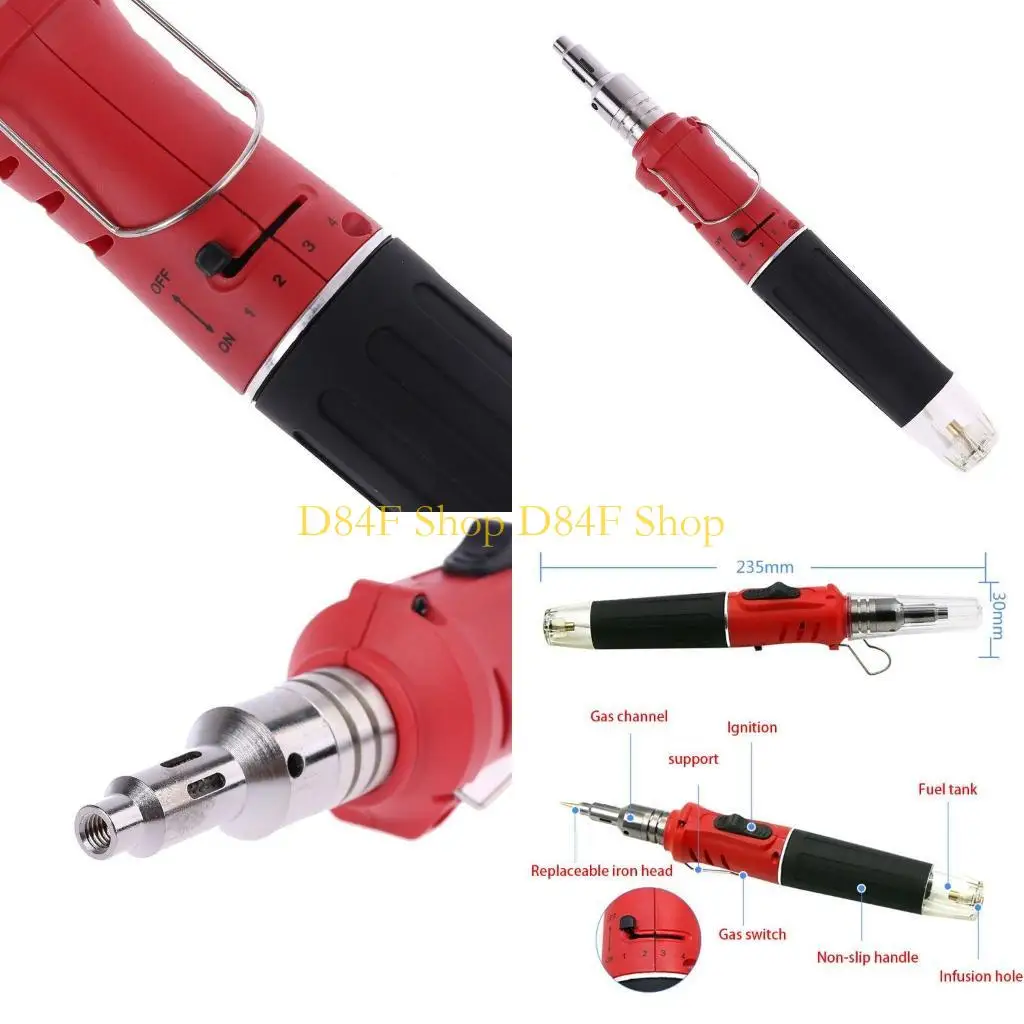 D84F 10-in-1 Gas Soldering Iron Set Self-ignition Welding Torch Pen Multifunctional Tip Blow Welding Tools
D84F 10-in-1 Gas Soldering Iron Set Self-ignition Welding Torch Pen Multifunctional Tip Blow Welding Tools