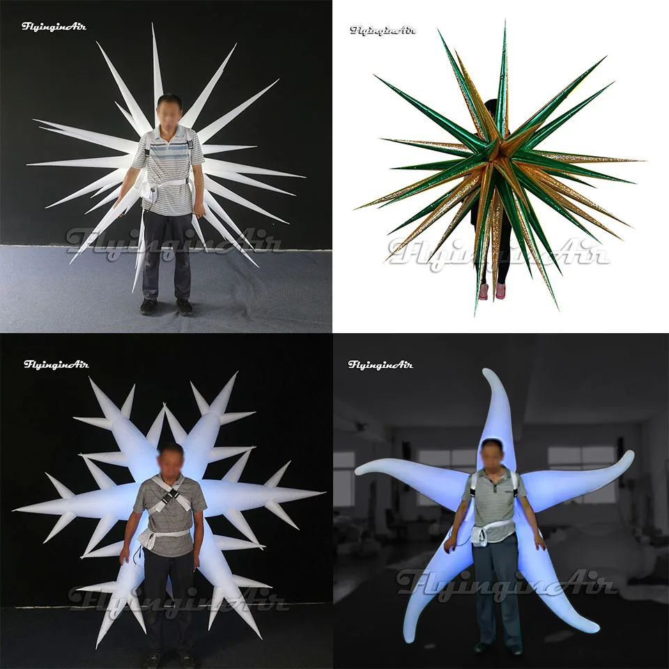 Carnival Parade Costume Illuminated Walking Inflatable Starlight, Snowflake, Starfish With LED Light For Stage Show
Carnival Parade Costume Illuminated Walking Inflatable Starlight, Snowflake, Starfish With LED Light For Stage Show