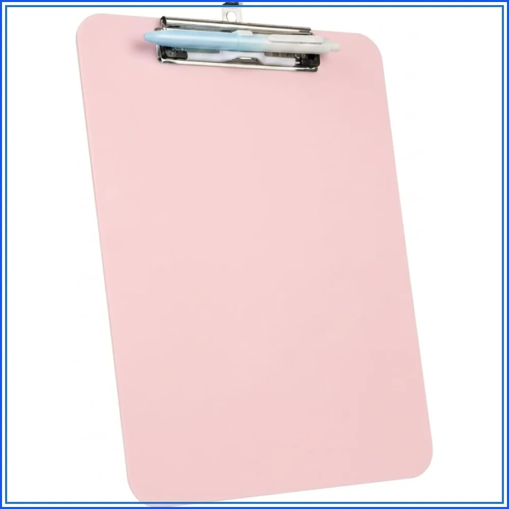 Standard Letter A4 Size Plastic Clipboard, Heavy Duty Clipboards 8.5x11 with Pen Holder for Office School Home Work
Standard Letter A4 Size Plastic Clipboard, Heavy Duty Clipboards 8.5x11 with Pen Holder for Office School Home Work