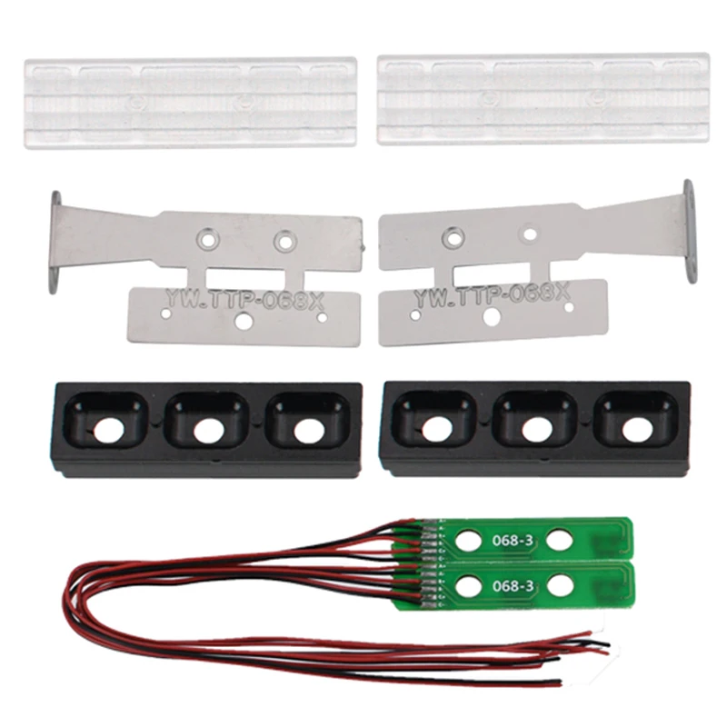 LED Simulation Metal Transparent Taillight for 1/14 Tamiya RC Truck Car Scania 770S BENZ 3363 VOLVO FH16 MAN Diy Parts Toys
LED Simulation Metal Transparent Taillight for 1/14 Tamiya RC Truck Car Scania 770S BENZ 3363 VOLVO FH16 MAN Diy Parts Toys