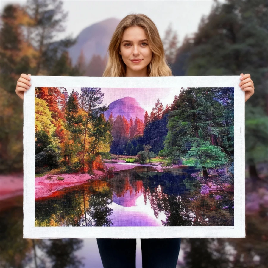 Waterfall Scenery Series Cross Stitch 11CT Printed Cross Stitch Kit Hand Embroidery Crafts Living Room Wall Art Craft
Waterfall Scenery Series Cross Stitch 11CT Printed Cross Stitch Kit Hand Embroidery Crafts Living Room Wall Art Craft