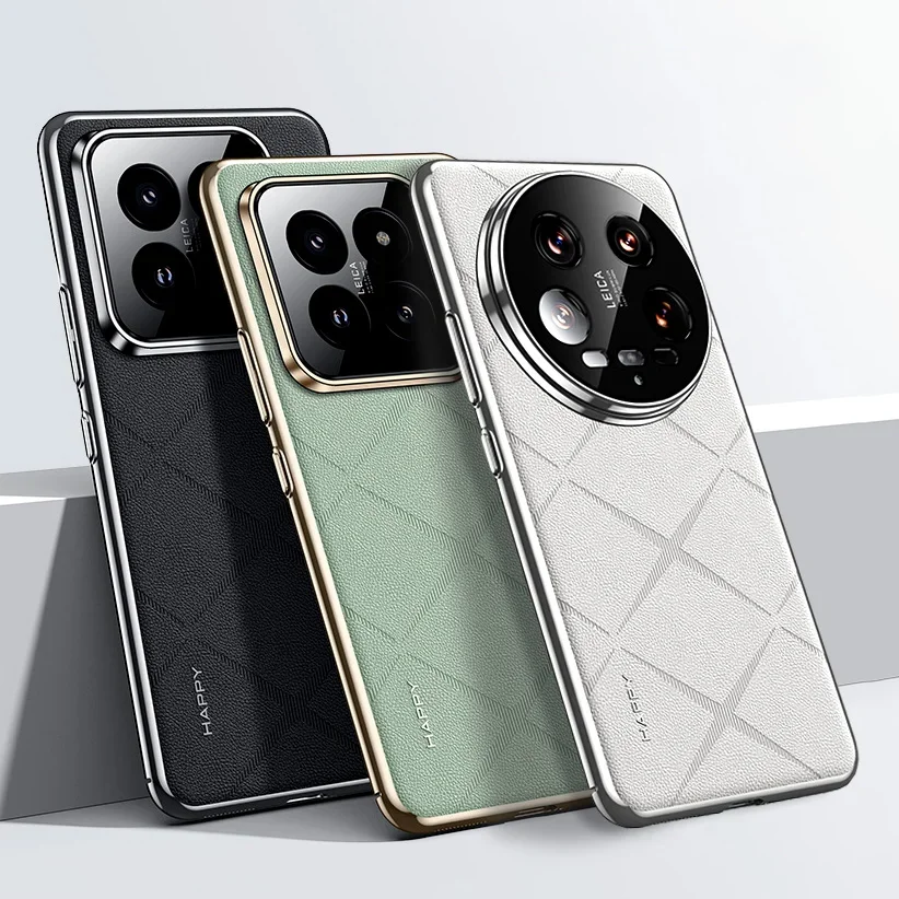 Роскошный однотонный кожаный защитный чехол для объектива камеры для Xiaomi 14 Ultra Mi 14 Pro Xiaomi 14, жесткий тонкий чехол с хорошей текстурой
Роскошный однотонный кожаный защитный чехол для объектива камеры для Xiaomi 14 Ultra Mi 14 Pro Xiaomi 14, жесткий тонкий чехол с хорошей текстурой