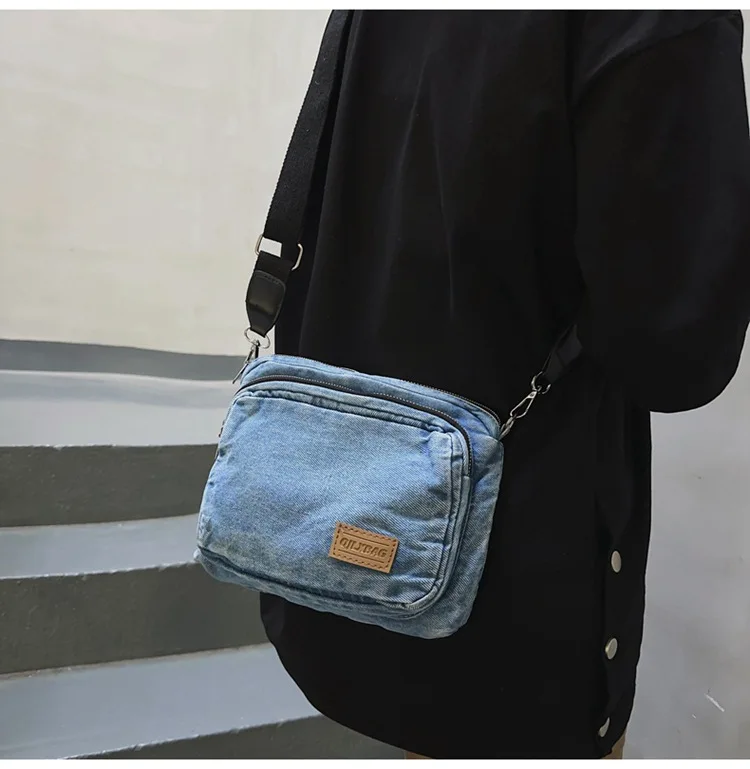 Women's Shoulder Bag Fashion Hand Bags Denim Canvas Wallet Portable Tote Handbags Crossbody Bags
Women's Shoulder Bag Fashion Hand Bags Denim Canvas Wallet Portable Tote Handbags Crossbody Bags