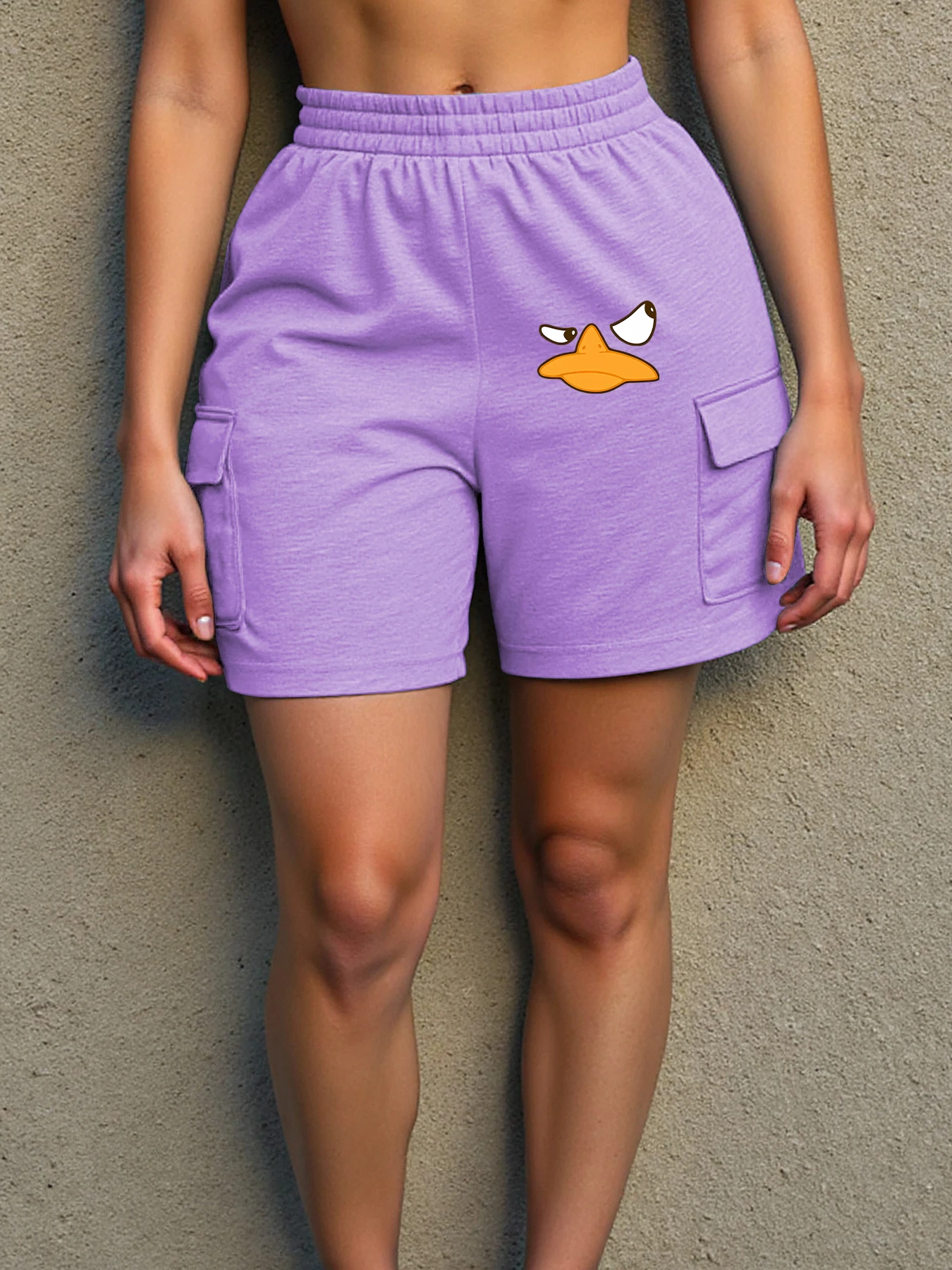 Funny Cartoon Duck Print Elastic Waist Shorts Summer Loose Casual Sweatpants women clothing
Funny Cartoon Duck Print Elastic Waist Shorts Summer Loose Casual Sweatpants women clothing