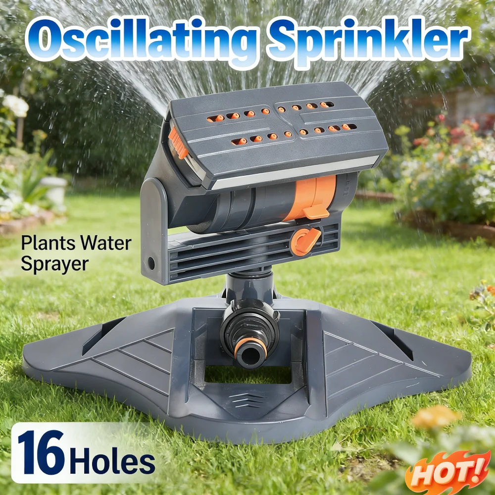 16 Holes Garden Sprinkler Automatic Large Coverage Irrigation Watering System Adjustable Garden Sprinkler for Outdoor Lawn Yard
16 Holes Garden Sprinkler Automatic Large Coverage Irrigation Watering System Adjustable Garden Sprinkler for Outdoor Lawn Yard