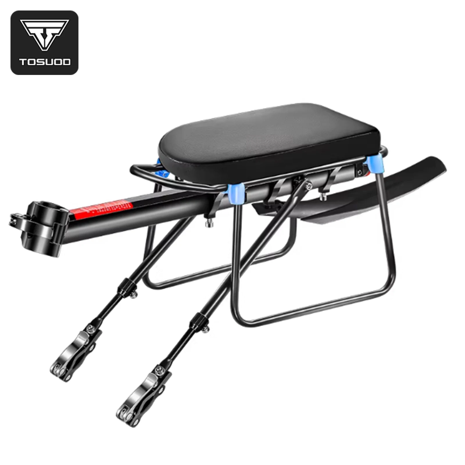 TOSUOD Bicycle Rear Rack Heavy Duty Bike Luggage Rack Multifunctional Carrier For MTB Bike-Can Carry People Cycling Accessory
TOSUOD Bicycle Rear Rack Heavy Duty Bike Luggage Rack Multifunctional Carrier For MTB Bike-Can Carry People Cycling Accessory