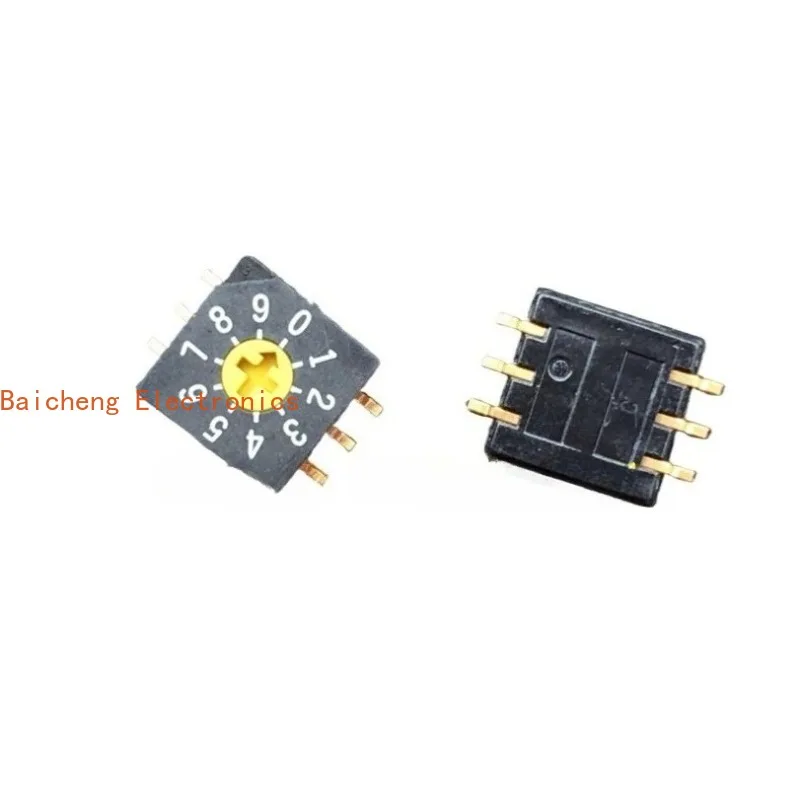 10PCS SD-2210TB patch 6-pin 3:3 rotary dial digital encoding switch 0-9
10PCS SD-2210TB patch 6-pin 3:3 rotary dial digital encoding switch 0-9