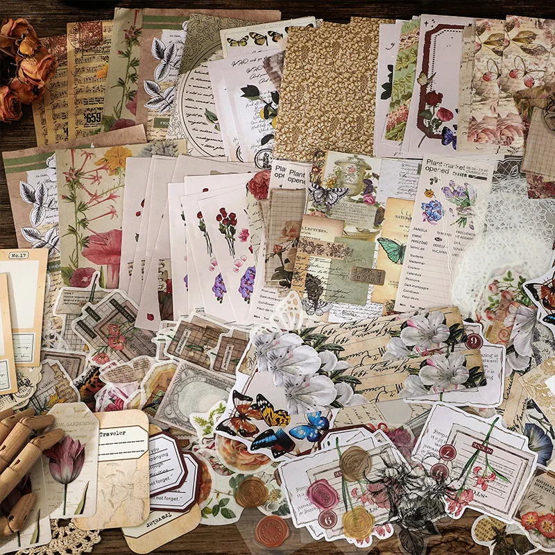 Mr.Paper 260Pcs/Pack Vintage Botanical Journal Stickers, Retro Literary Flower & Plant Decals for Scrapbooking Diary Art Craft
Mr.Paper 260Pcs/Pack Vintage Botanical Journal Stickers, Retro Literary Flower & Plant Decals for Scrapbooking Diary Art Craft