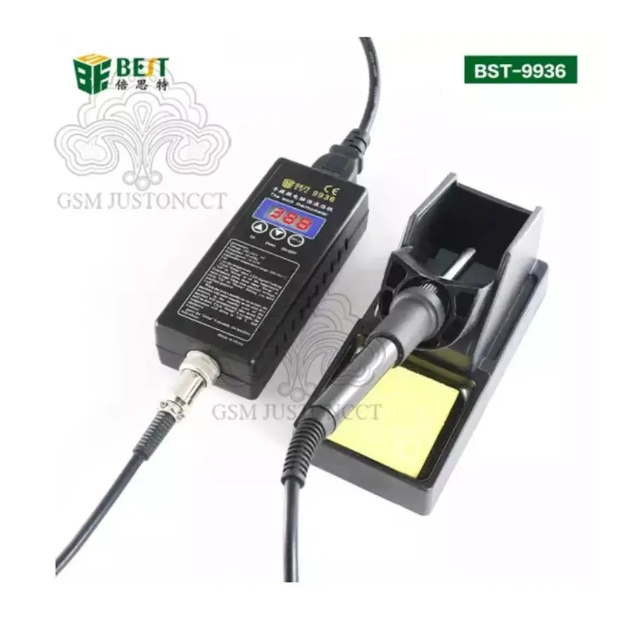 BST-9936 Intelligent Constant Temperature Soldering Station for Motherboard IC Chip Welding Repair Soldering Iron, Portable
BST-9936 Intelligent Constant Temperature Soldering Station for Motherboard IC Chip Welding Repair Soldering Iron, Portable