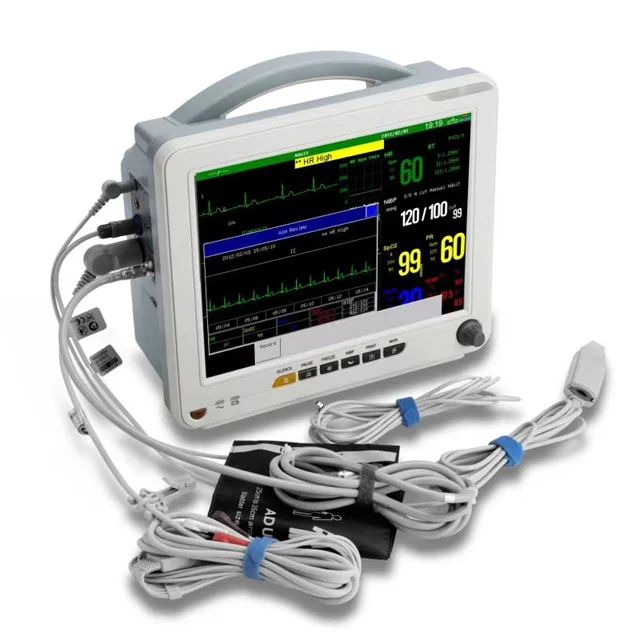 Portable Cheap Hospital Medical Monitor Vital Sign Equipment ICU CCU Ambulance Patient Monitor 1 Year Warranty Electric Power
Portable Cheap Hospital Medical Monitor Vital Sign Equipment ICU CCU Ambulance Patient Monitor 1 Year Warranty Electric Power