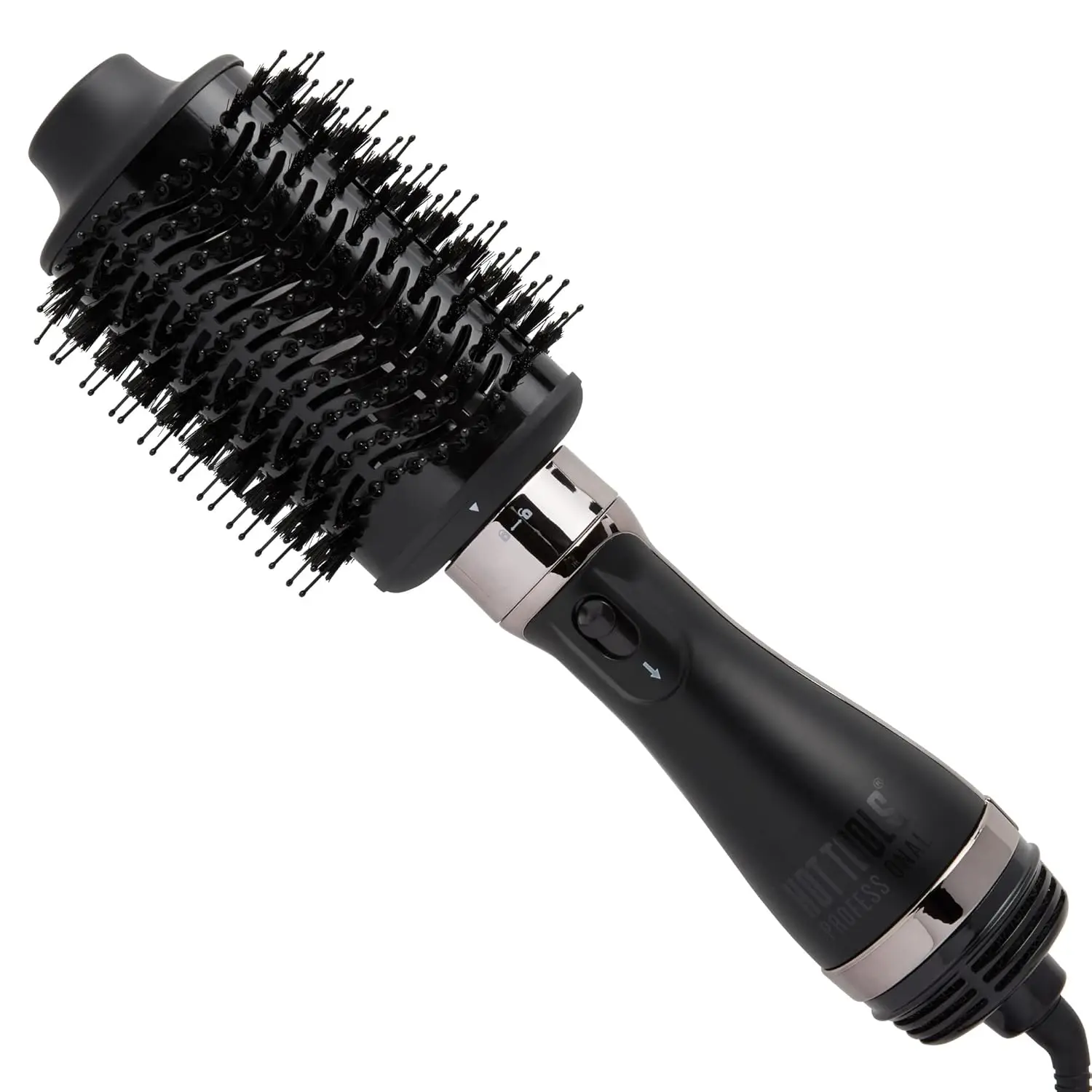 2-in-1 Hair Dryer & Volumizer, Detachable, Oval Design, Black Gold Tech, 3 Heat/Speed Settings
2-in-1 Hair Dryer & Volumizer, Detachable, Oval Design, Black Gold Tech, 3 Heat/Speed Settings