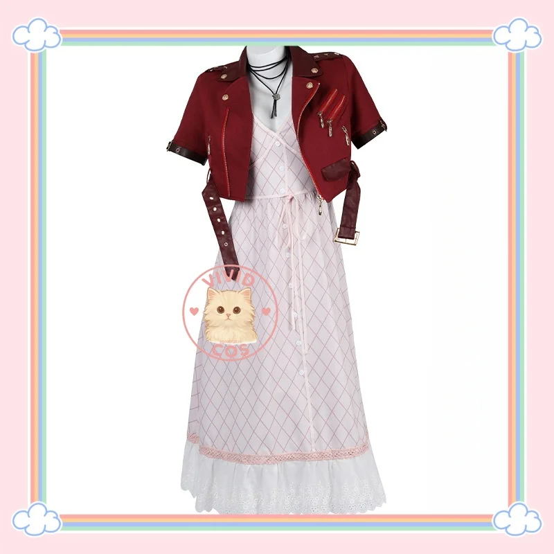 Crisis Core:Final Fantasy VII Aerith Gainsborough Cosplay Costume Anime - Style Games Complete Women's Clothing Set in Stock
Crisis Core:Final Fantasy VII Aerith Gainsborough Cosplay Costume Anime - Style Games Complete Women's Clothing Set in Stock