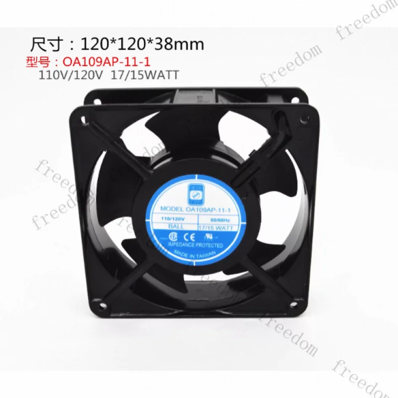 HTS For ORION FAN OA109AP-11-1TB AC Fan 115V 120x120x38mm Metal 2650/3100RPM
HTS For ORION FAN OA109AP-11-1TB AC Fan 115V 120x120x38mm Metal 2650/3100RPM