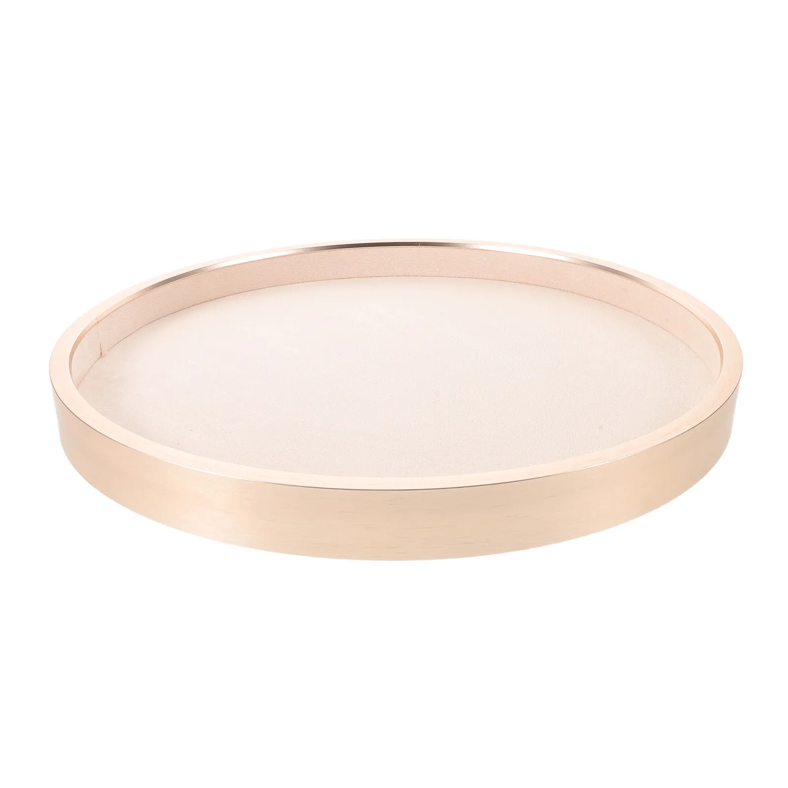 11.65 Inch Beige Metal Round Jewelry Tray Stylish Decorative Plate for Jewelry Display Cosmetics Perfume Storage Desktop
11.65 Inch Beige Metal Round Jewelry Tray Stylish Decorative Plate for Jewelry Display Cosmetics Perfume Storage Desktop