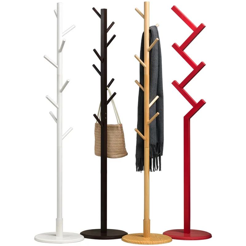 Solid wood coat rack hanger, floor hanger, household floor hanger for hanging clothes
Solid wood coat rack hanger, floor hanger, household floor hanger for hanging clothes