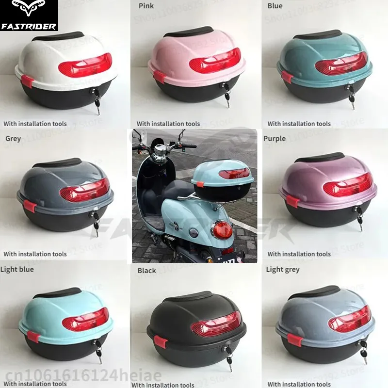 Motorcycle Tour Tail Box Enlarged Capacity Safety Scooter Trunk Luggage Top Lock Storage Carrier Case with Soft Backrest
Motorcycle Tour Tail Box Enlarged Capacity Safety Scooter Trunk Luggage Top Lock Storage Carrier Case with Soft Backrest