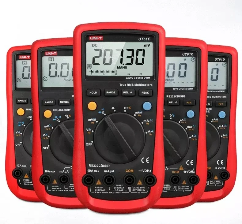 UT61E/UT61B/UT61C /UT61D /UT61A Digital Multimeter True Rms AC DC Meter Data Hold Multitester
UT61E/UT61B/UT61C /UT61D /UT61A Digital Multimeter True Rms AC DC Meter Data Hold Multitester
