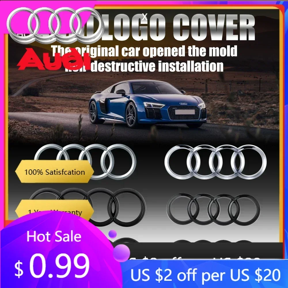 Новые 3D-кольца на центральную решетку радиатора и наклейки на багажник для Audi Q3, Q5, A3 8V, RS, S5 – оригинальные аксессуары для тюнинга.
Новые 3D-кольца на центральную решетку радиатора и наклейки на багажник для Audi Q3, Q5, A3 8V, RS, S5 – оригинальные аксессуары для тюнинга.