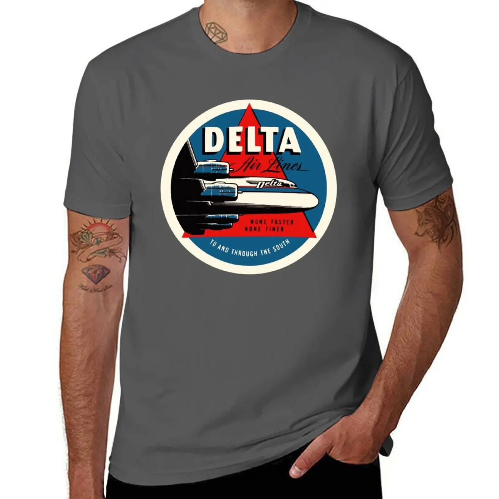 Delta Airlines T-Shirt Soft Lightweight Cotton T-Shirt
Delta Airlines T-Shirt Soft Lightweight Cotton T-Shirt