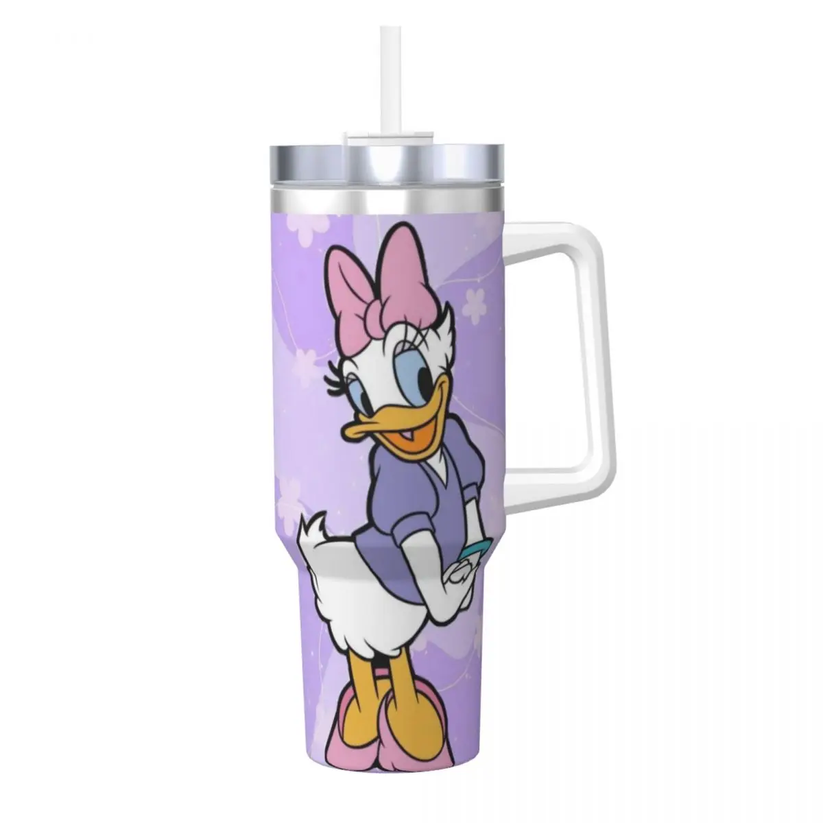 Стакан Daisy Duck из нержавеющей стали, кофейная кружка для кемпинга с соломинкой и крышкой, большие автомобильные кружки, бутылка для горячих напитков, воды
Стакан Daisy Duck из нержавеющей стали, кофейная кружка для кемпинга с соломинкой и крышкой, большие автомобильные кружки, бутылка для горячих напитков, воды