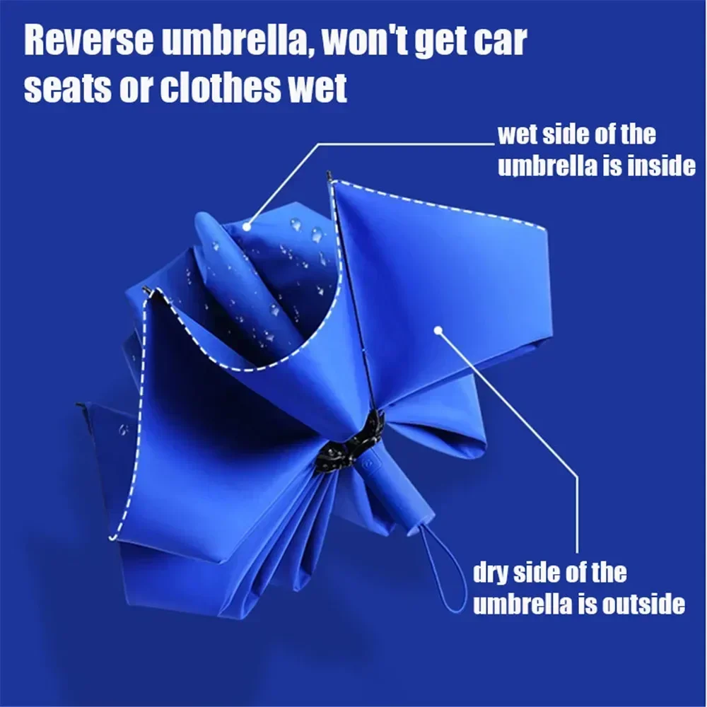 2024 NEW High Quality Reverse Automatic Umbrella with Metal Buckle Thickened UV Parasol Women Rain Gear Gifts Umbrella for Men
2024 NEW High Quality Reverse Automatic Umbrella with Metal Buckle Thickened UV Parasol Women Rain Gear Gifts Umbrella for Men