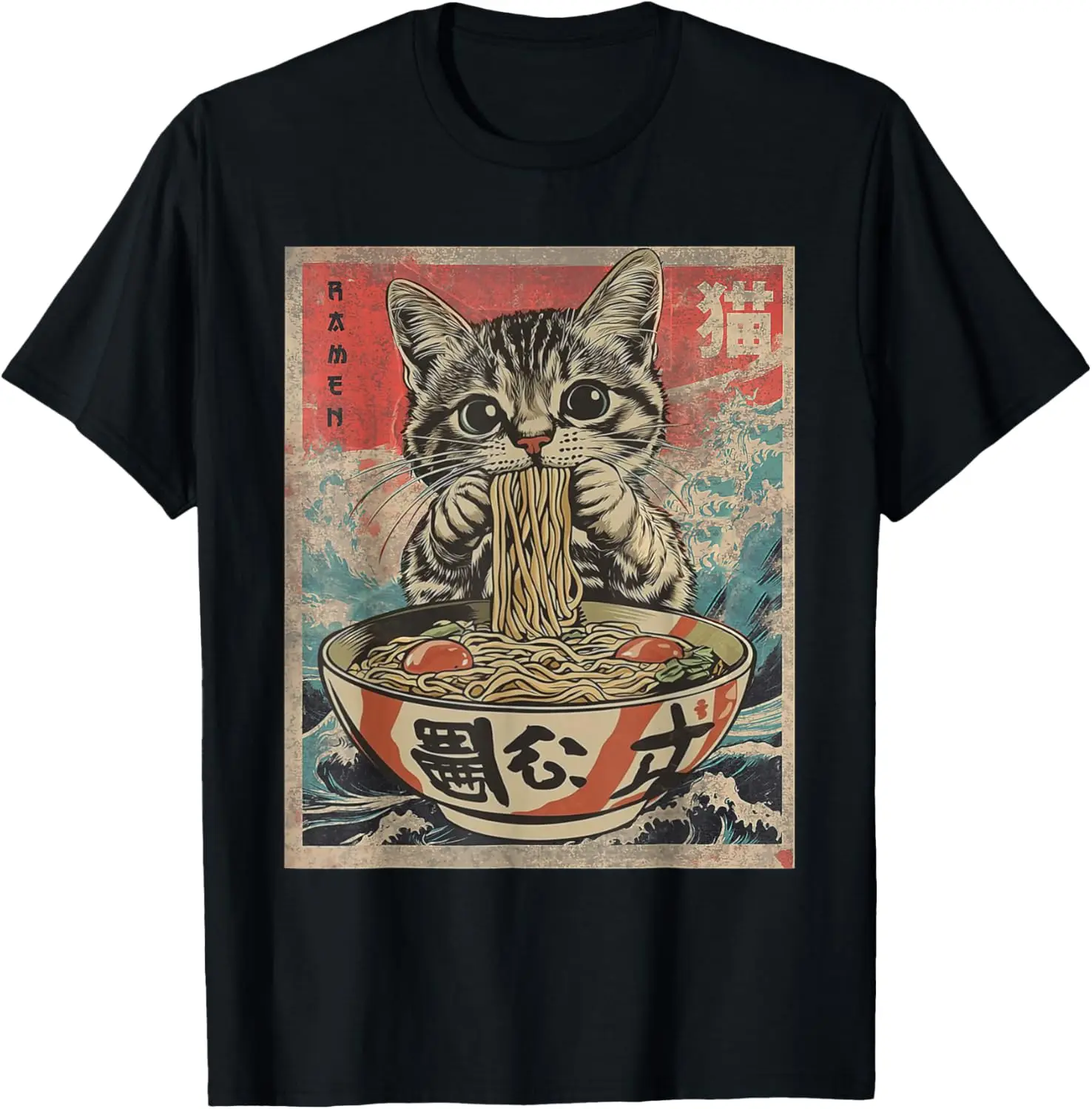Funny Cat Ramen Noodles Kawaii Anime Manga Japanese Food T-Shirt Summer Short-Sleeved Breathable Sweat-Wicking Versatile Fashion Summer short-sleeved breathable sweat-wicking versatile fashion T-shirt for back-to-school season, unisex, Y2K Humor Fit well
Funny Cat Ramen Noodles Kawaii Anime Manga Japanese Food T-Shirt Summer Short-Sleeved Breathable Sweat-Wicking Versatile Fashion Summer short-sleeved breathable sweat-wicking versatile fashion T-shirt for back-to-school season, unisex, Y2K Humor Fit well