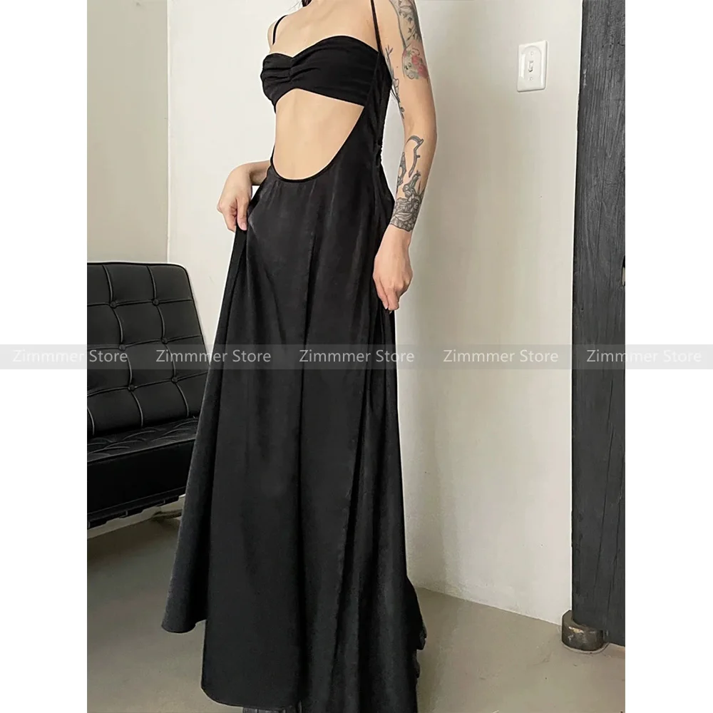 Premium Sense Niche Backless Hollow Out Gowns Dresses Hanging Neck Pleated Sexy Halter Dresses
Premium Sense Niche Backless Hollow Out Gowns Dresses Hanging Neck Pleated Sexy Halter Dresses