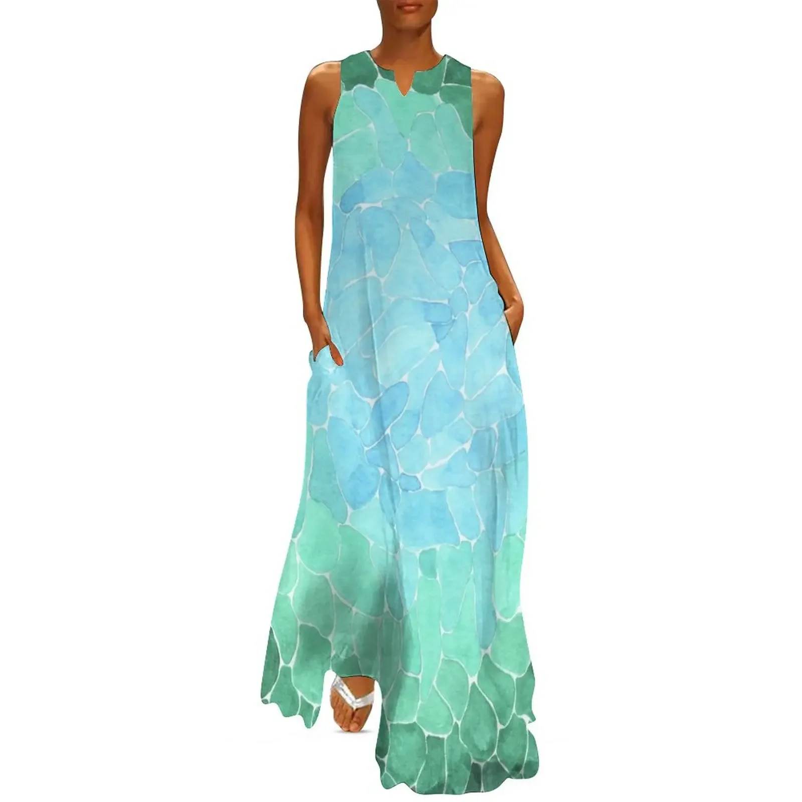 Abstract Watercolor / Sea Glass Art Long Dress prom dress women's luxury party dress womens clothing
Abstract Watercolor / Sea Glass Art Long Dress prom dress women's luxury party dress womens clothing