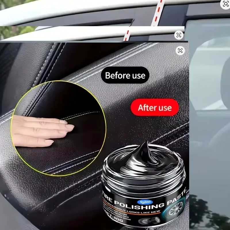 Black Plastic and Leather Restorer Auto Interior Repair Paste
Black Plastic and Leather Restorer Auto Interior Repair Paste