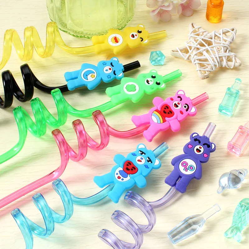 6pcs Love Bear Straws, Durable PET Material, Reusable Colorful Spiral Straws, Perfect for Birthday Parties, Weddings Decorations
6pcs Love Bear Straws, Durable PET Material, Reusable Colorful Spiral Straws, Perfect for Birthday Parties, Weddings Decorations