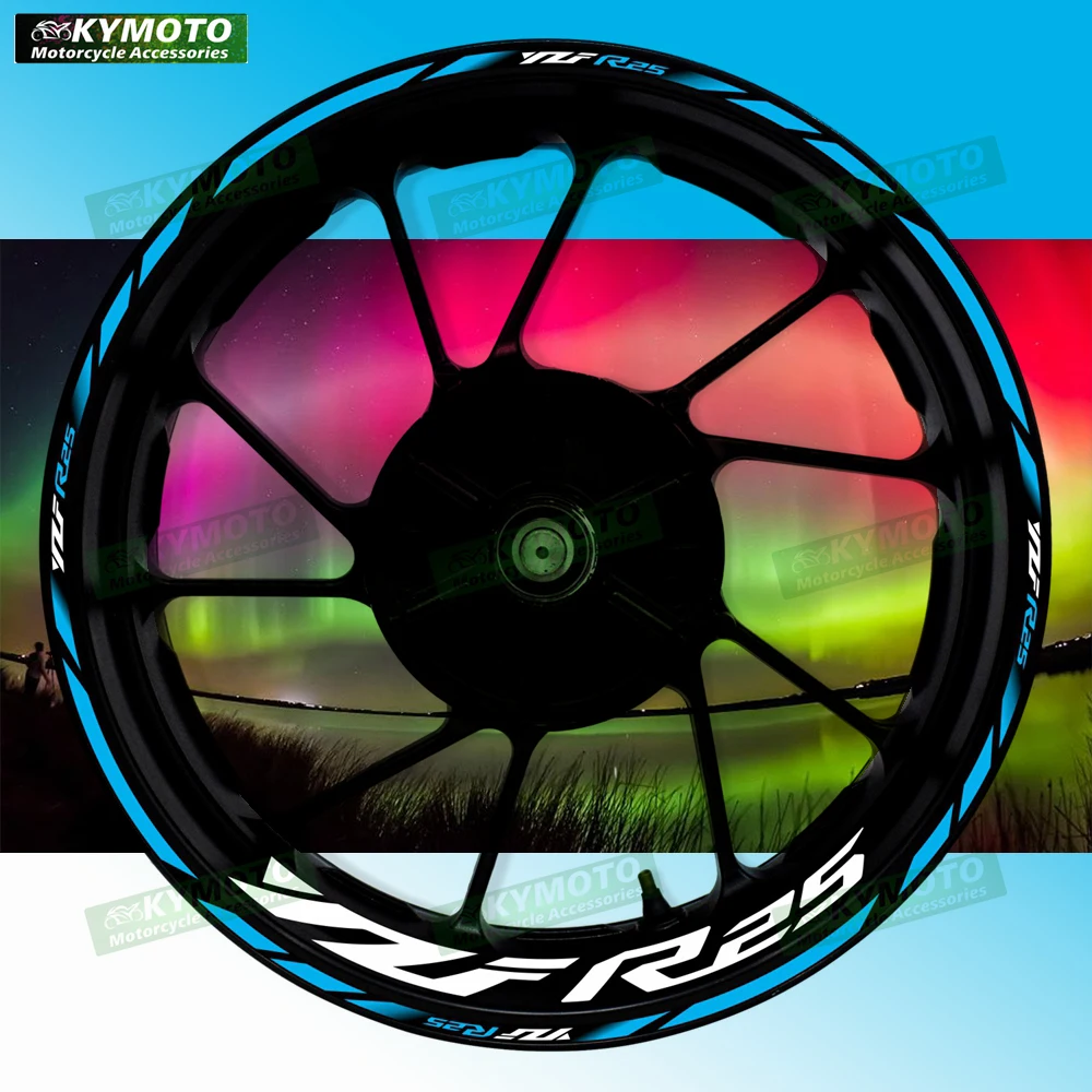 Аксессуары для мотоциклов YZF R25 R 25 R125, 17-дюймовые наклейки на передние и задние колеса, модифицированные светоотражающие наклейки на обод колеса
Аксессуары для мотоциклов YZF R25 R 25 R125, 17-дюймовые наклейки на передние и задние колеса, модифицированные светоотражающие наклейки на обод колеса
