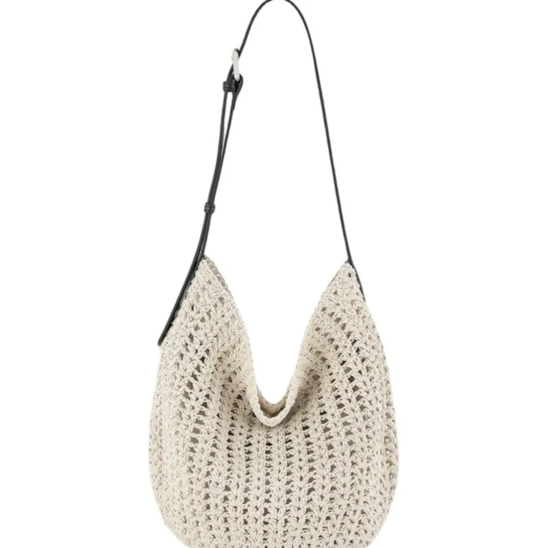 Fashion Summer Beach Bags Women Shoulder Bag Female Hollow Handwoven Knitted Soft Handbag Large Casual Tote Simple Storage Bag
Fashion Summer Beach Bags Women Shoulder Bag Female Hollow Handwoven Knitted Soft Handbag Large Casual Tote Simple Storage Bag