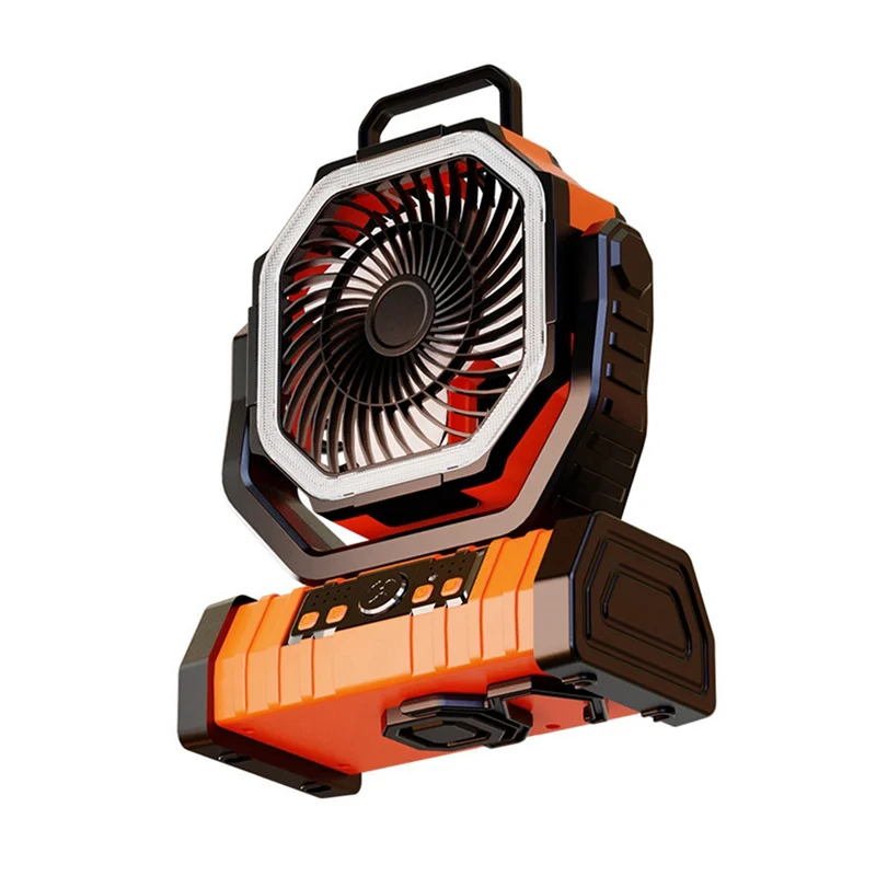 ABVH-Outdoor Camping Fan With Light, 20000Mah Rechargeable, High Capacity, Long Lasting For Fishing And Camping
ABVH-Outdoor Camping Fan With Light, 20000Mah Rechargeable, High Capacity, Long Lasting For Fishing And Camping