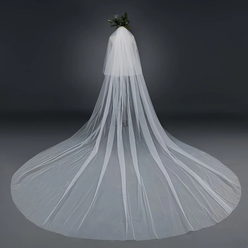 1PC Bridal Headdress Wedding Dress Bridal Wedding Headdress Super Long Simple Tailing Headdress
1PC Bridal Headdress Wedding Dress Bridal Wedding Headdress Super Long Simple Tailing Headdress