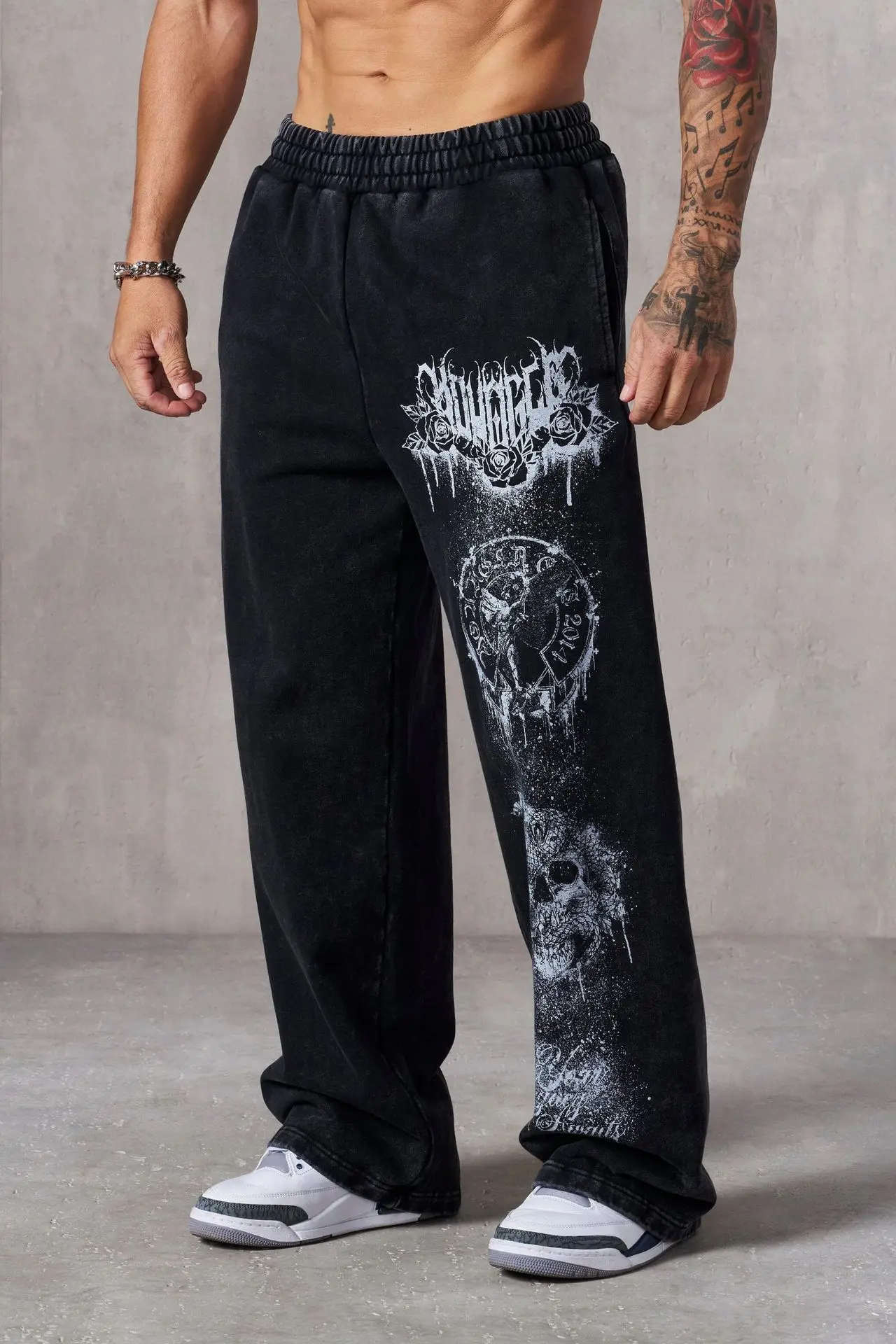 YOUNGLA Men's sweatpants Gym Sports and fitness cotton printed straight leg pants jogging Muscle bodybuilding Casual Pants
YOUNGLA Men's sweatpants Gym Sports and fitness cotton printed straight leg pants jogging Muscle bodybuilding Casual Pants