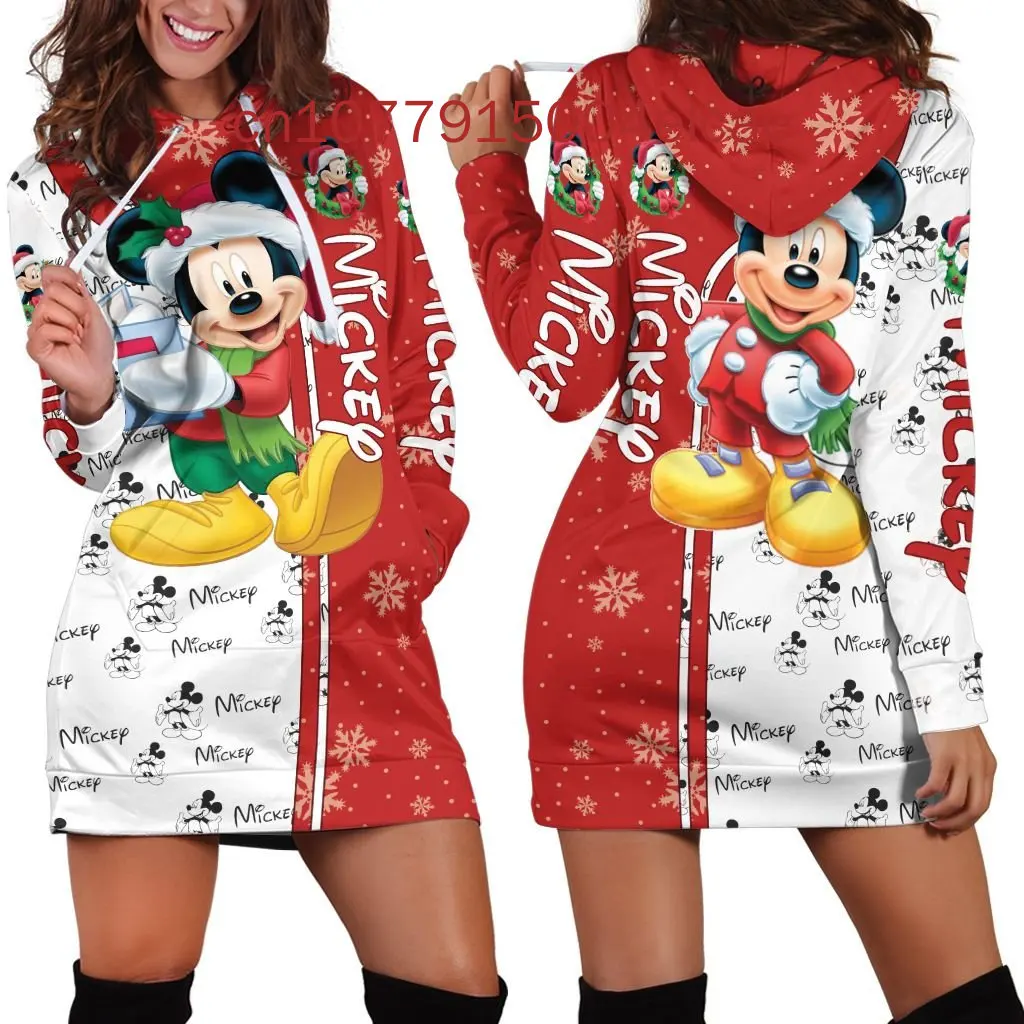 New Mickey Mouse Christmas Hoodie Dress Sweater Fashion Disney Dress Sweatshirt Dress 3d Allover Printed Hoodie for Women
New Mickey Mouse Christmas Hoodie Dress Sweater Fashion Disney Dress Sweatshirt Dress 3d Allover Printed Hoodie for Women
