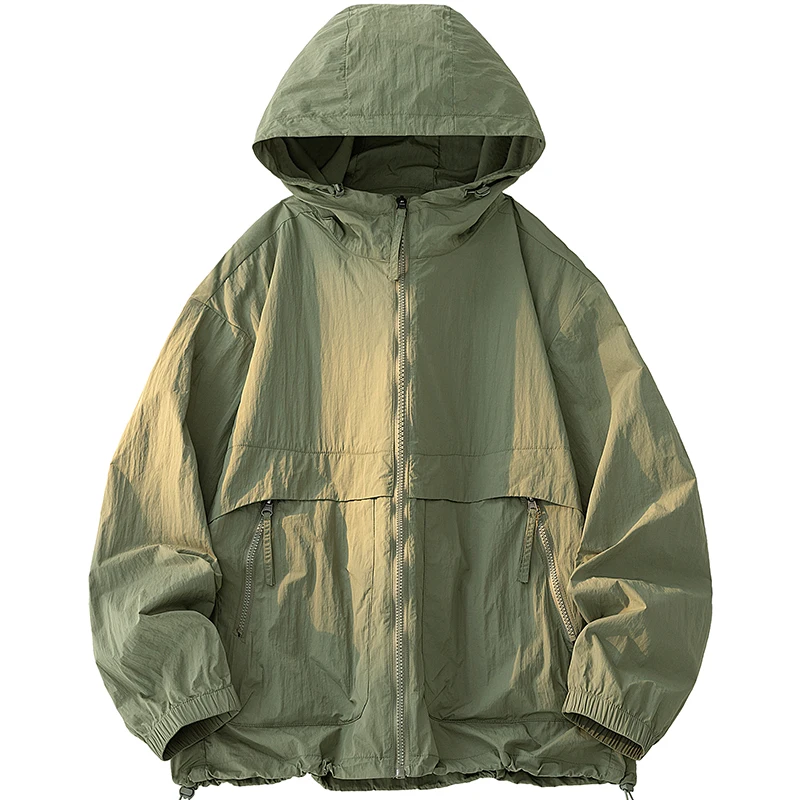 Summer Men's Hooded Sunscreen Jacket UPF50+ Ultra Thin Zipper Pocket Windbreaker Elastic Cuffs Outdoor Hiking Fishing Skin Coats
Summer Men's Hooded Sunscreen Jacket UPF50+ Ultra Thin Zipper Pocket Windbreaker Elastic Cuffs Outdoor Hiking Fishing Skin Coats