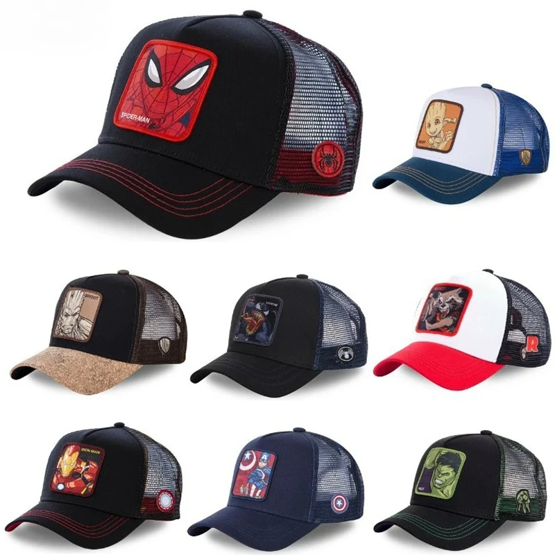 Marvel Superhero Baseball Net Hat Sports Cap with Spider-Man Iron Man Hulk Captain America Rocket Raccoon Venom Design
Marvel Superhero Baseball Net Hat Sports Cap with Spider-Man Iron Man Hulk Captain America Rocket Raccoon Venom Design