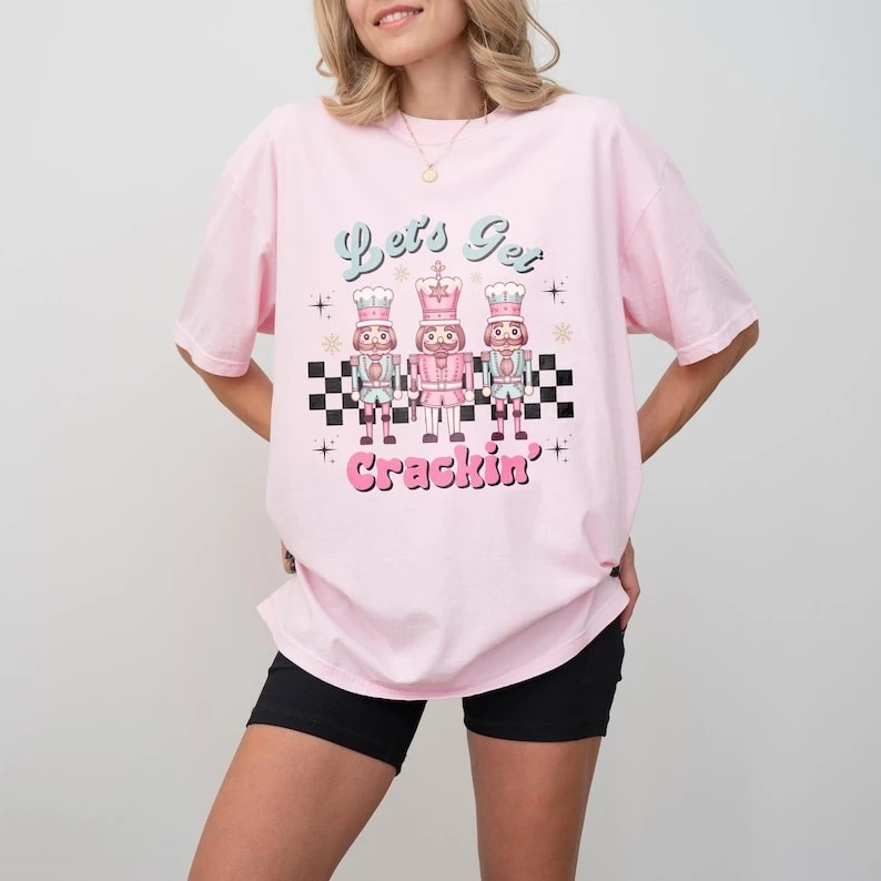 Let's Get Crackin Christmas Tee The Nutcracker Ballet Sweatshirt Christmas Family Gift Cartoons Pattern Femme Funny Tshits Adult
Let's Get Crackin Christmas Tee The Nutcracker Ballet Sweatshirt Christmas Family Gift Cartoons Pattern Femme Funny Tshits Adult