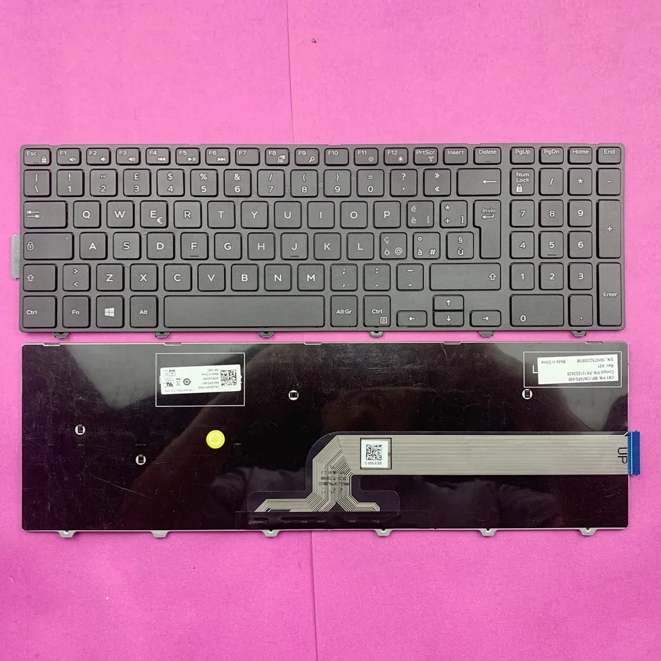 Italian Laptop keyboard For Dell Inspiron 15-3000 Series 5000 15-3541 15-3542 3543 5542 3550 5545 5547 15-5547 15-5545 IT Layout
Italian Laptop keyboard For Dell Inspiron 15-3000 Series 5000 15-3541 15-3542 3543 5542 3550 5545 5547 15-5547 15-5545 IT Layout
