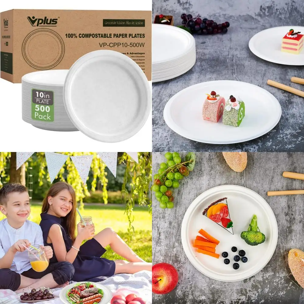 Компостируемые одноразовые бумажные тарелки размером 10,25 дюйма — сверхпрочные, 100% сумки, натуральные биоразлагаемые, экологически чистые тарелки для части
Компостируемые одноразовые бумажные тарелки размером 10,25 дюйма — сверхпрочные, 100% сумки, натуральные биоразлагаемые, экологически чистые тарелки для части