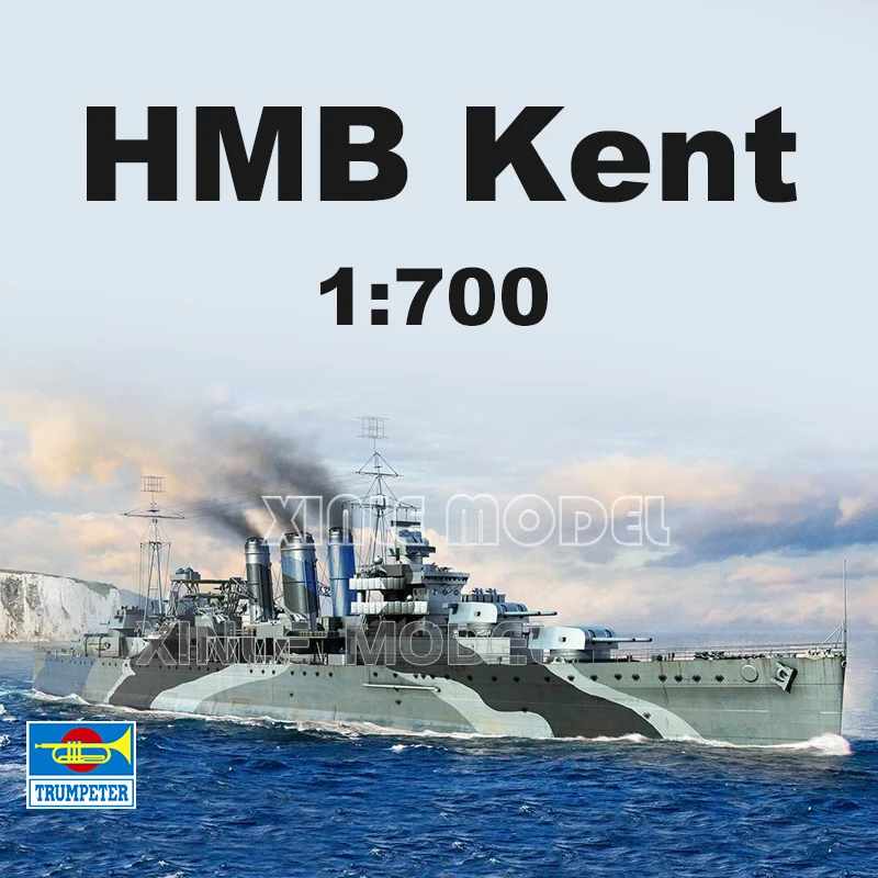 Комплект пластиковой собранной модели корабля Trumpeter 06735 HMS Kent 1/700
Комплект пластиковой собранной модели корабля Trumpeter 06735 HMS Kent 1/700