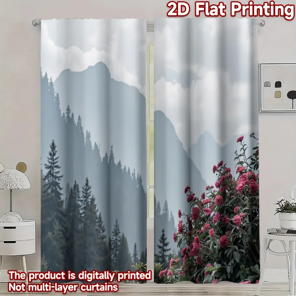 Mountain and Water Cherry Blossom Pattern Print Drapes Room Darkening Window Curtains Home Decor,Rod Pocket Blackout Curtains
Mountain and Water Cherry Blossom Pattern Print Drapes Room Darkening Window Curtains Home Decor,Rod Pocket Blackout Curtains