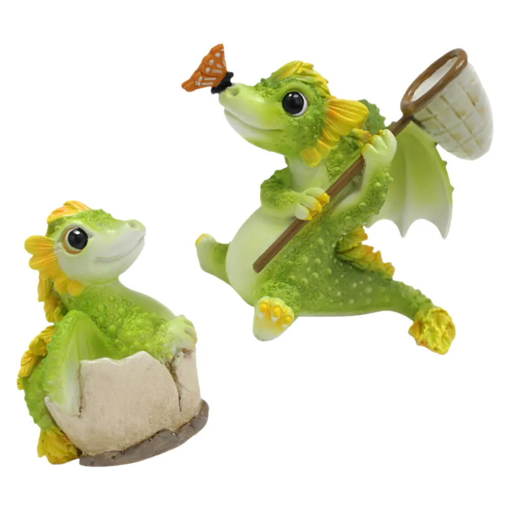 2 Pcs Dragon Resin Statue Outdoor Figurine Ornaments Small Garden Figurines Yard Statues
2 Pcs Dragon Resin Statue Outdoor Figurine Ornaments Small Garden Figurines Yard Statues