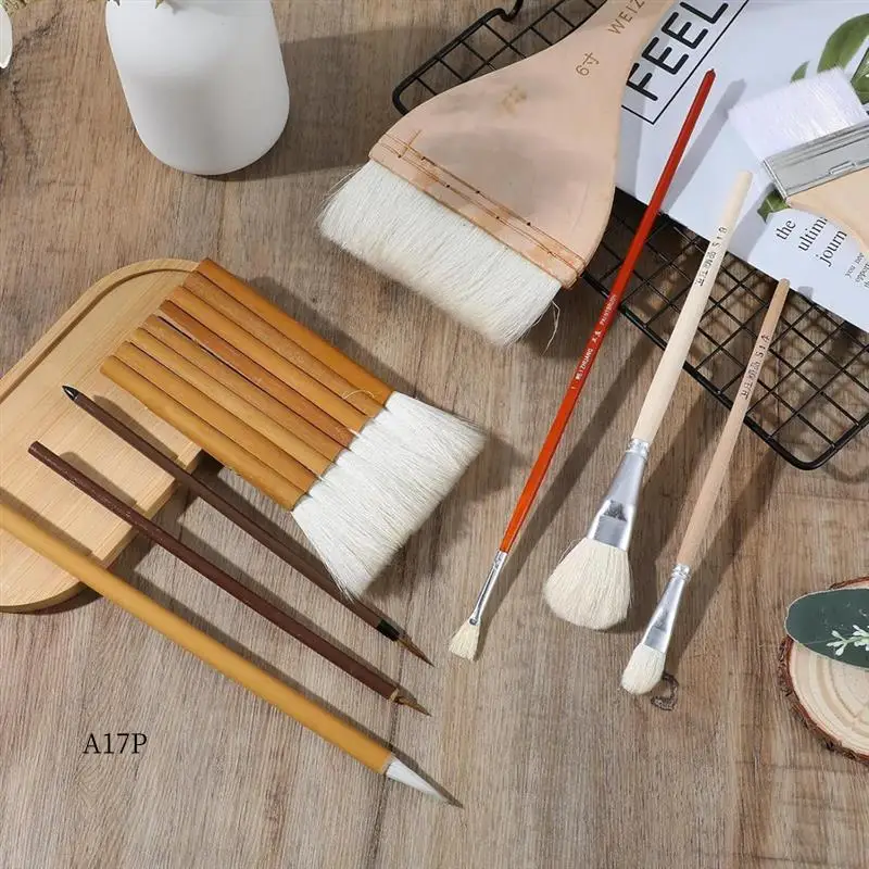 AP-Brushes Brushes Set For Pottery Acrylic Watercolor Wool Art Paint Brush Sets For Painting
AP-Brushes Brushes Set For Pottery Acrylic Watercolor Wool Art Paint Brush Sets For Painting