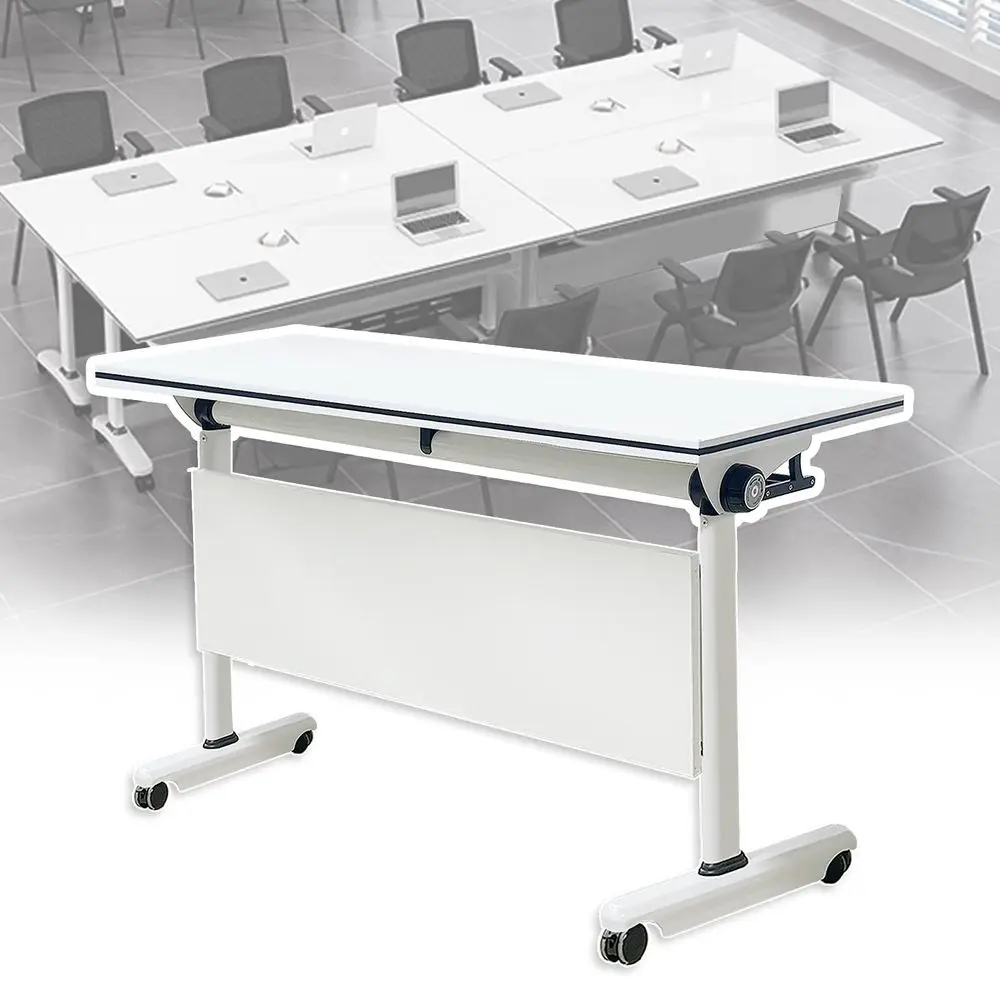 Conference Table with FlipTop Design, with Caster Rectangular Modular Conference Room Table, Suitable for Offices, Training Roo
Conference Table with FlipTop Design, with Caster Rectangular Modular Conference Room Table, Suitable for Offices, Training Roo