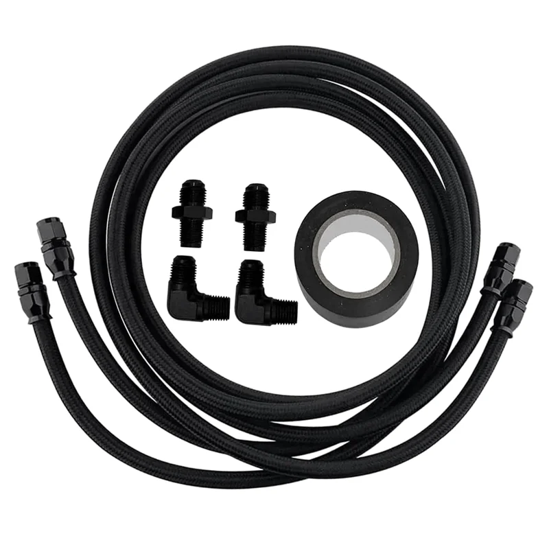 B07A-Automatic Transmission Cooler AN6 -6AN Hoses Line Kit For GM 4L60E 4L65E TH350 TH400
B07A-Automatic Transmission Cooler AN6 -6AN Hoses Line Kit For GM 4L60E 4L65E TH350 TH400
