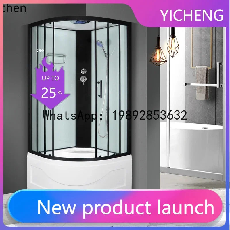 T29- integrated bathroom, shower room integrated bathtub steam glass partition arc fan bath household
T29- integrated bathroom, shower room integrated bathtub steam glass partition arc fan bath household