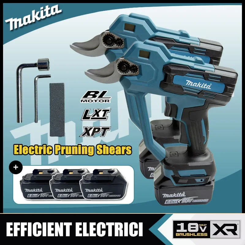 Makita Brushless Electric Pruning Shears 35mm Cordless Scissors Branch Pruner High-power Cutter Power Tools for 18V Battery
Makita Brushless Electric Pruning Shears 35mm Cordless Scissors Branch Pruner High-power Cutter Power Tools for 18V Battery